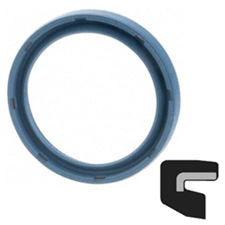 Timken 1-3/8 in. Shaft Dia, 1-3/4 in. Housing Bore, 3/16 in. Nominal Width, Nitrile Lip 340853