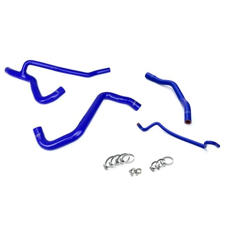 Hps Performance High Temp Reinforced Silicone Radiator Coolant Hose Kit, Blue, 57-1014-BLUE