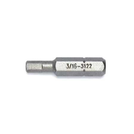 Genius Tools 293006 / 5/16in Hex Shank, 3/16in Hex Screwdriver Bit 30mmL 3122