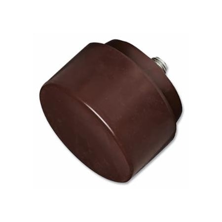 Nupla Hammer Striking Tip, 2 in dia, Vinyl Coated, Brown, 2PK 545-15-202