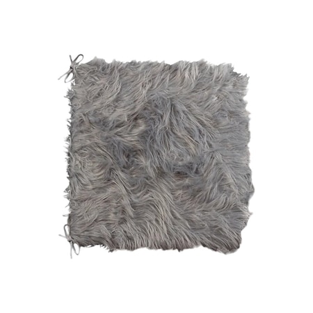 Homeroots 16" X 16" Gray Acrylic Solid Color Pad 317271