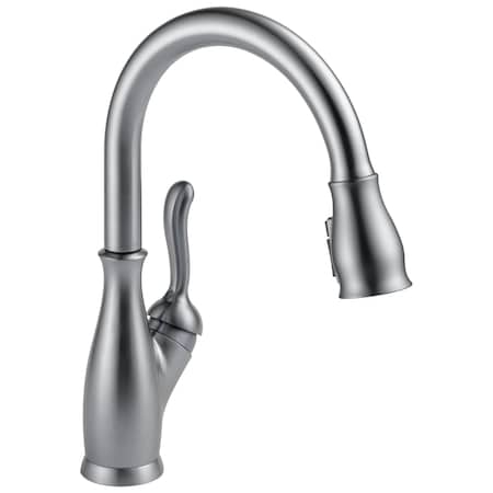 Delta Leland Single Handle Pull-Down Kitchen Faucet with ShieldSpray Technology 9178-AR-DST