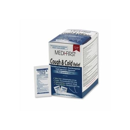 Medi-First Cough & Cold Relief Tablet, Unflavored 899-83536