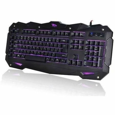 Imicro Cobra 110Key Wired USB LED Backlit Gaming Keyboard, Black IM-KBCOBV8