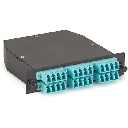 Black Box Mtp Om3 Fiber Optic Lgx Cassette (1) Mtp 24 To (24) Lc Type A FOCA20M3-1MP24-24LC