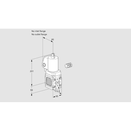 Honeywell Kromschroder Solenoid Valve for Gas – Fast Opening, Class A, 500 mbar, IP65 Rated KS88025139