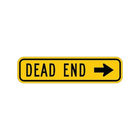 Sign Solutions Usa Traffic Sign, 36 in Width, Aluminum Sign, Horizontal Rectangle DUS12DFY3609W14-1aR