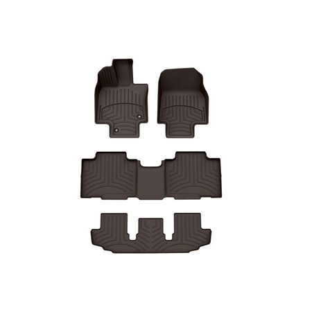 Weathertech Cocoa, Front and Rear and Rear FloorLiner HP 471609-1-4-3IM