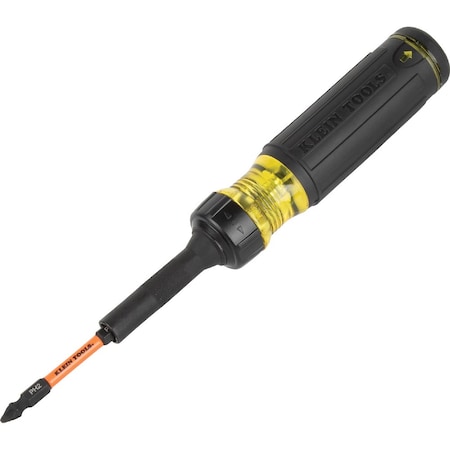 Klein Tools Screwdriver, Ratcheting, Impact, 13-in-1 32313HD