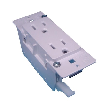 Us Hardware E120C Duplex Receptacle White 8151359