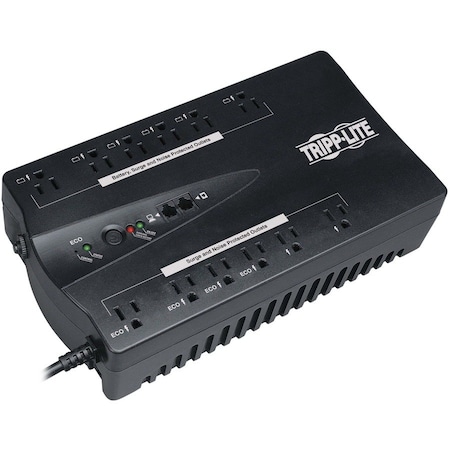 Eaton Tripp Lite Series TAA-Compliant ECO Series 120V 750VA 450W Energy-Saving Standby UPS with USB ECO750UPSTAA