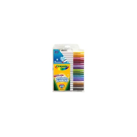 Crayola Markers SuperTips Assorted Fine Tip 58-8106