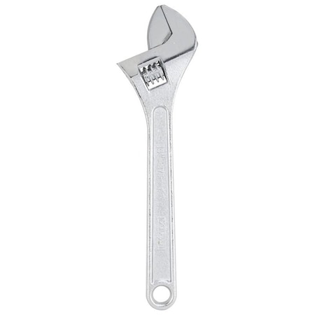 Vulcan Adjustable Wrench, 15 in OAL, Steel, Chrome JLO-060