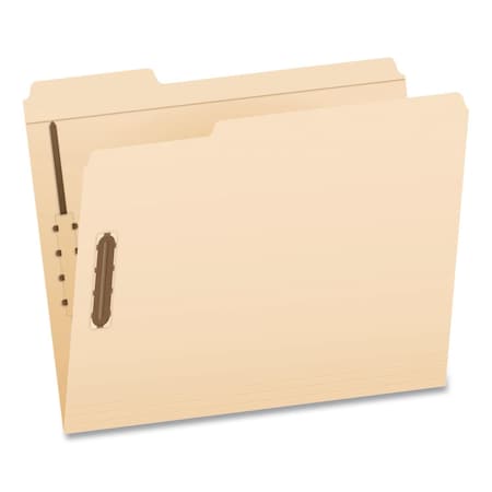 Pendaflex Manila Fastener Folders, 1/3-Cut Tab: Assorted, Expands 0.75", 2 Fasteners, Letter Size, 50PK 1006993