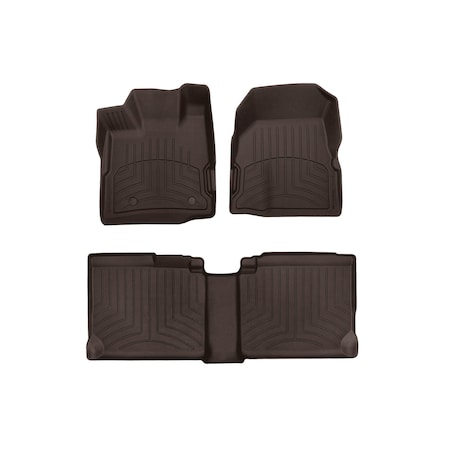 Weathertech Cocoa, Front and Rear FloorLiner HP 473461IM-472712IM