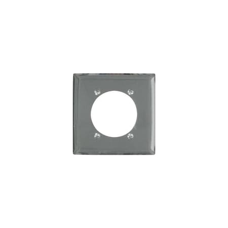 Pass & Seymour 2-Gang Chrome Metal Wall Plate S3863C