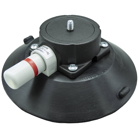 Woods Powr-Grip Suction Cup Mount, 6 In Dia, 1/4-20x1/4 TL6AMB1420T14L