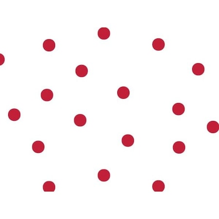 Nashville Wraps Large Red Dots Cello Roll, 40x100 CR40LRD