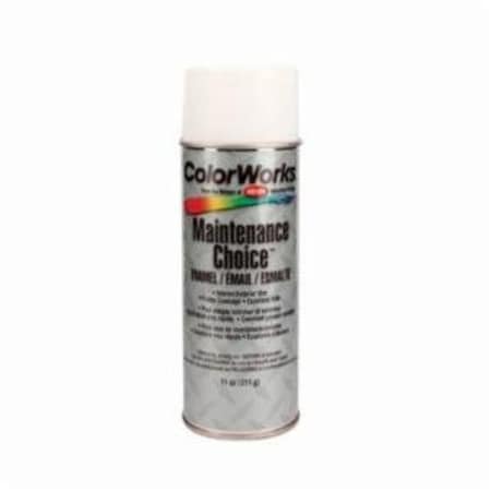 Krylon COLORWORKS MAINTENANCE CHOICE SPRAY PAINT, 16 OZ CONTAINER, LIQUID FORM, WHITE, 15 CWBK00103