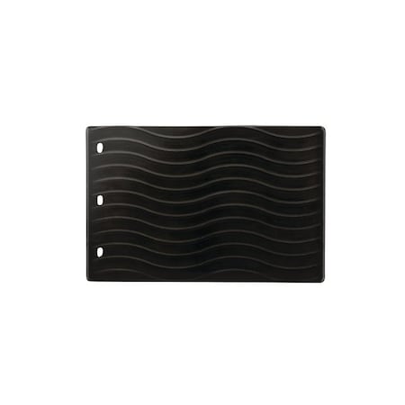 Napoleon Reversible Griddle, 10 in L, 17-3/4 in W, Cast Iron, Black 56365