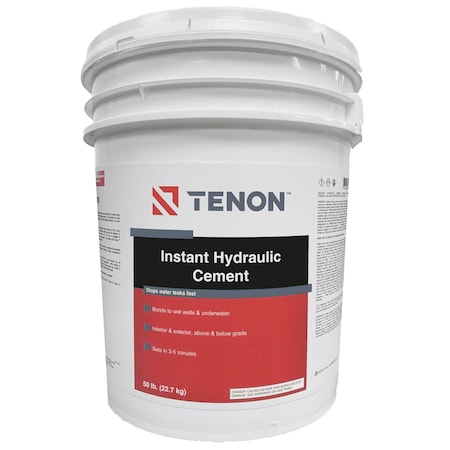 Tenon Instant Hydraulic Cement - 50 lb. Pail 128280