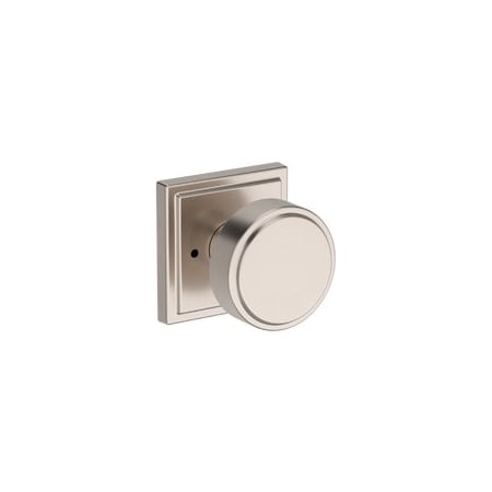 Baldwin Residential Door Knobs Privacy Reversible Satin Nickel PVVASSSR150