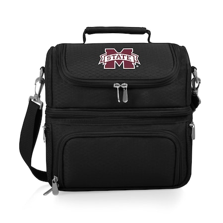 Picnic Time Family Of Brands NCAA Mississippi State Bulldogs Pranzo Lunch Bag - Insulated Lunch Box with Picnic Set 512-80-175-384-0