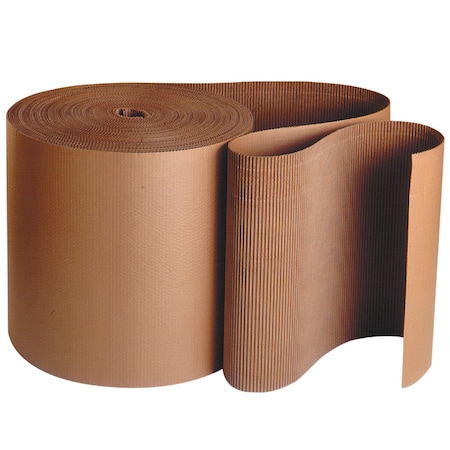 Non-Branded 42in x 250ft - ftBft Flute Kraft Singleface Corrugated Roll SF42W