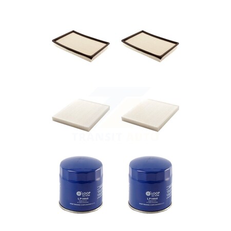 Pur 2x Air + 2x Cabin + 2x Engine Oil Filter 6 Total Kit For Ram 1500 2500 3500 Classic KFM-100904