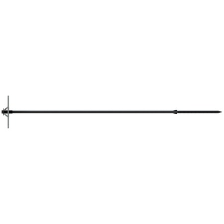 Simpson Strong-Tie Strong-Drive Floor-to-Floor Screw, Hex Drive, 24 in OAL, E-Coat Electrocoated SDWF2724-TUW