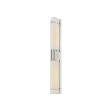 Hudson Valley Lighting Tottenville 4.25 in. Wall Sconce Polished Nickel 1127-PN