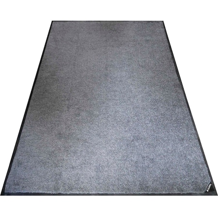 Global Industrial ColorStar Entrance Mat, 3/8" Thick, 4'Wx6'L, Gray 800478GY