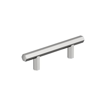 Amerock Caliber 3 inch 76mm Center-to-Center Polished Chrome Cabinet Pull BP3736526