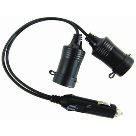 Unique Accessories 18809 12V Twin Socket Splitter, 2PK 126779