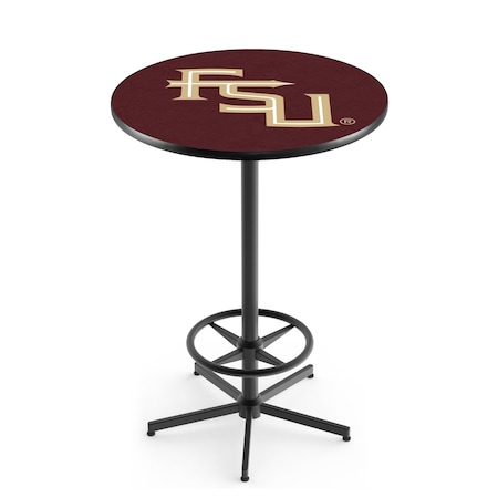 Holland Bar Stool Co 42" Black Florida State (Script) Pub Table L216B4236FSU-FS