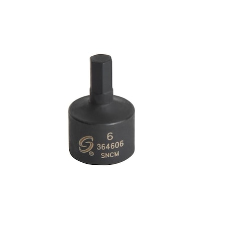 Sunex 3/8 in Drive 6Mm Stubby Impact Hex Driver  364606