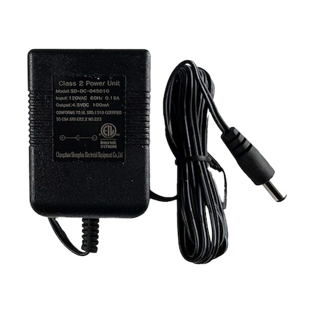 Tree 4.5V 100mAH Power Supply AC Adapter with ETL Certified Regulated 4.5 Volt Replacement Adapter 4.5v 100mAh Adapter