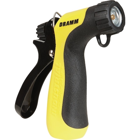 Dramm Heavy-Duty Metal Hot Water Pistol Nozzle Yellow 10-12743