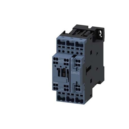 Siemens IEC Magnetic Contactor, 1NC/1NO, 3 P, Spring Type 3RT2023-2BB40-0CC0