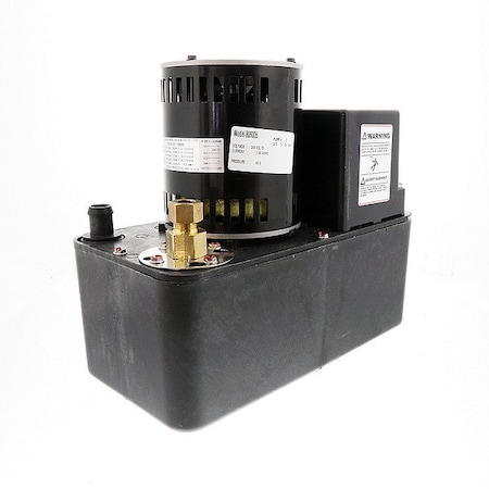 Liebert Pump, 1/2 hp, 230VAC, 1 gal Tank, 12" L, 6" W 1A19271P1S