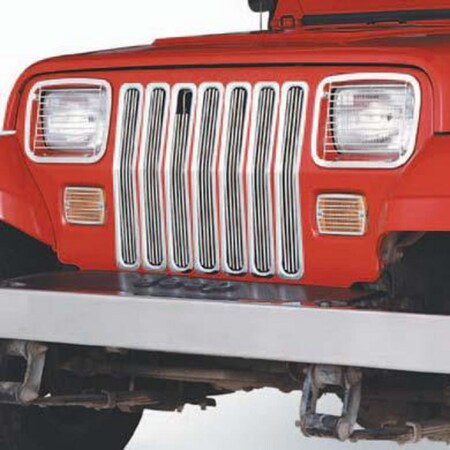 Smittybilt 8795 WRANGLER YJ EURO HEAD LIGHT GUARDS  BLACK  4 PIECE 5659