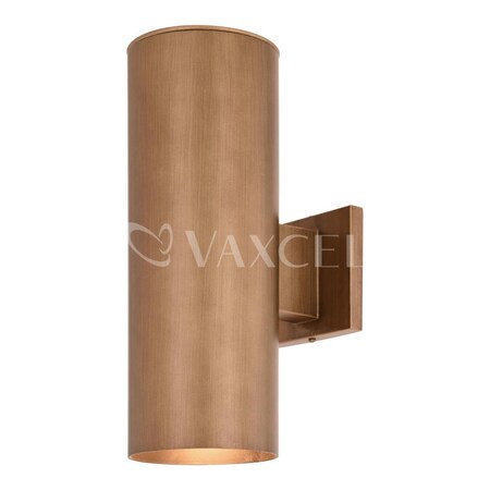 Perfecttwinkle 14.25 in. Chiasso Outdoor Wall Light, Warm Brass PE4148239
