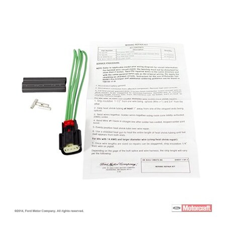Motorcraft Engine Crankshaft Position Sensor Connector, WPT931