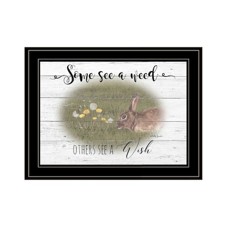 Homeroots Some See A Weed 2 Black Framed Print Wall Art 406385
