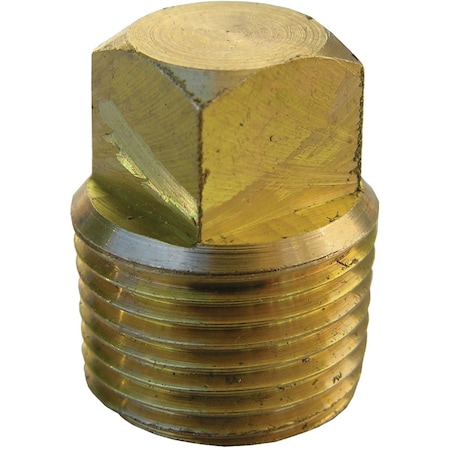 Westlake Pipe & Fittings 3/8'' MPT Brass Square Head Plug 17-9177