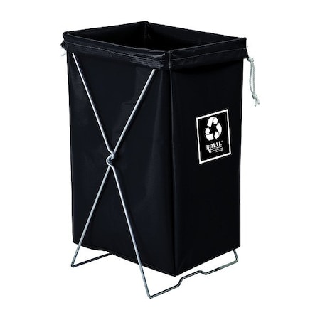 Royal Basket Trucks Hamper, 100 lb Capac., 17" L G00-KKX-EBK