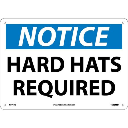 Nmc Notice Hard Hats Required Sign N371RB