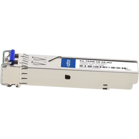 Add-On FORTINET FG-TRAN-SX-2K COMPATIBLE TAA 1000BASE-MX SFP TRANSCEIVER (MMF, 1310NM, FG-TRAN-SX-2K-AO