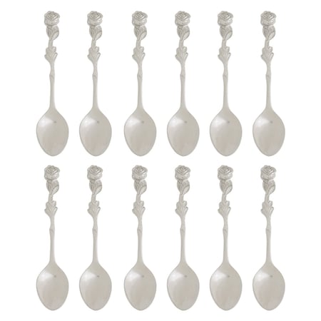 Hic Kitchen Fino Spoon Demi Rose SS 12Pc GD-955/12