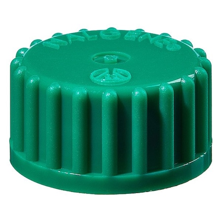 Nalgene Closure, Green, 16 mm Dia, PK2000 362150-4130